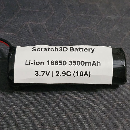 1S1P Li-ion Battery – 3500mAh, 3.7V, 2.9C, 10A